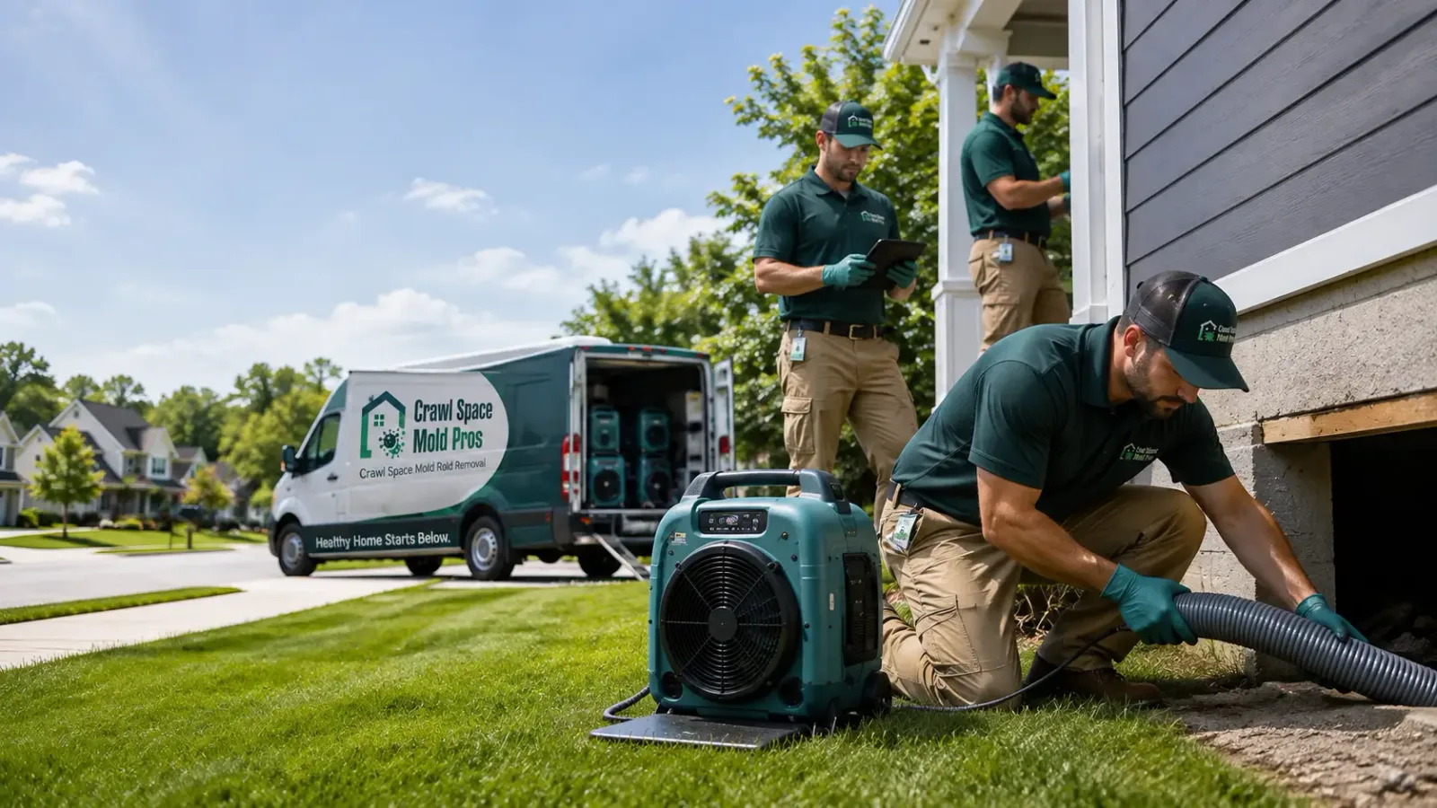 Crawl Space Mold Removal in Somerville, MA
